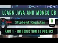 Java and MongoDB Student Register Introduction to Project English