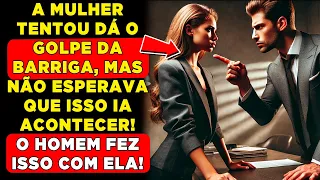 ELA TENTOU DÁ O GOLPE DA BARRIGA, MAS NÃO IMAGINAVA QUE ISSO IA ACONTECER...