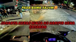 Download KETIKA NINJA H2 KETEMU ORANG TAWUR4N‼️GEBER DULU GAKSI MP3