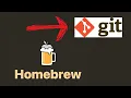 Install Git on Mac Using Homebrew with Only 2 Commands Fast 2025 Tutorial Beginner Friendly