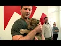 Baby Lion Kisses Her Owner. 5-Week-Old Lion Cub. Amazing Animals Moments.