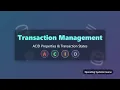 Database Transaction Management ACID Properties Transaction States Explained