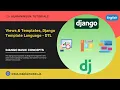 Views and Templates Django Template Language - DTL Django-Basic Beginner English Tutorial