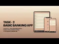 Basic Banking App The Spark Foundation TASK Yash Dhrangdhariya