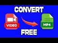 How To Convert ANY To MP4 FREE EASY