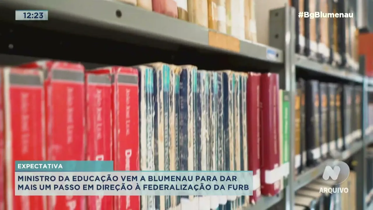 Expectativa: Ministro da Educação vem a Blumenau para dar mais um passo na federalização da Furb