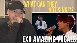 LiveFree D Reacts To EXO AMAZING VOCALS HONEST REACTION 