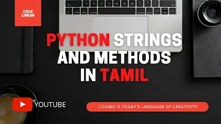 Python-3 Strings f-Strings String Methods IN TAMIL