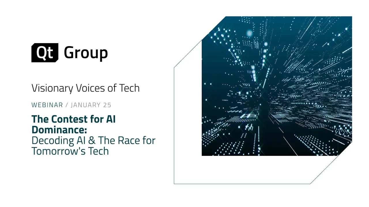Webinar: The Contest for Al Dominance: Decoding Al & The Race for Tomorrow's Tech