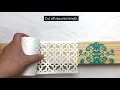re design with prima -Using Chalk Paste with Stencils