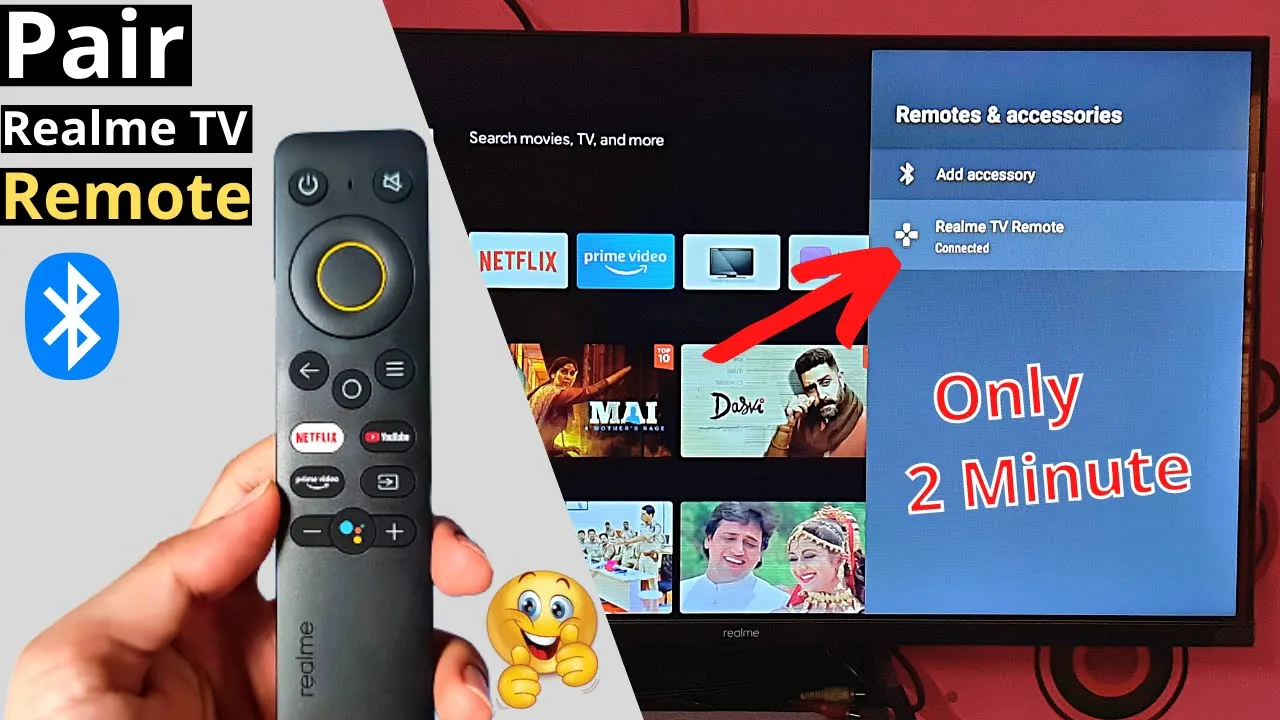 How to Pair Your Bluetooth Remote with Your Realme TV | How to Pair Realme TV Remote | in Hindi