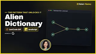 Alien Dictionary - LeetCode 269 Topological Sort JavaScript