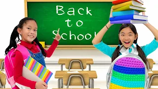 Download Jannie Charlotte and Andrea Back to School Stories for Kids MP3