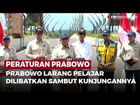 Kasihan Pelajar Kepanasan, Prabowo Minta Penyambutan Tanpa Anak Sekolah
