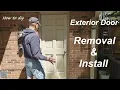 How to Remove Install a Pre-hung Exterior Door