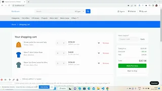 Angular 15 Ecommerce Website Shopping Cart Page Template