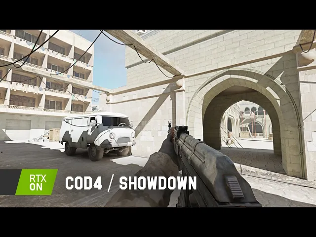 CoD4 - Pathtracing on Showdown - RTX-Remix