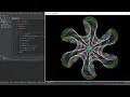 Mesmerizing Rainbow Spiral A Colorful Journey of Shapes