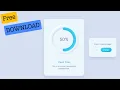 Neumorphic Circular Progress Bar HTML CSS JavaScript Tutorial