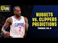 Nuggets vs Clippers Best Bets Props Can L A keep season turnaround alive in first game back