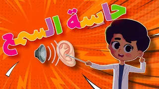 تعليم حاسة السمع من الحواس الخمسة للأطفال بدون موسيقى أطفال الجنة 