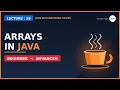 Arrays in java in Hindi Finding Length in an Array L-26 Using Loop in Array Complete Array