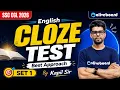SSC CGL 2026 Cloze Test Set 1 English Revision Practice Questions Tricks Oliveboard