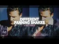 different panning shakes their settings after effects