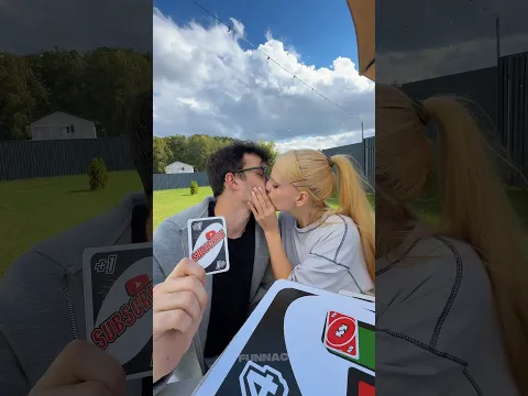 UNO JUST TURNED INTO A NIGHTMARE 😂 FAKE KISS 🫶🏽😂 #unogame