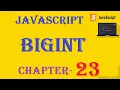 JavaScript BigInt - w3Schools
