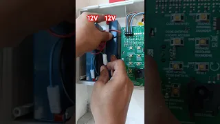 How to wire a fire alarm panel system with a 24v input using 2 x 12v rechargeable batteries