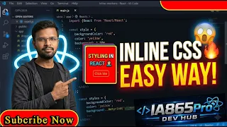 React JS Inline CSS Tutorial Module 10 Complete Guide Styling in React for Beginners