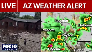LIVE Storms and flash flood warnings hit Arizona FOX 10 Phoenix
