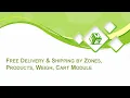 Prestashop Free Delivery Shipping by Zone Product Weight Cart Module