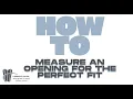 How to measure a closet door opening for the perfect fit