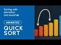Quick Sort Algorithm Demonstration Animated Visualization