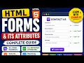 HTML Forms Explained Simply Complete Beginner Guide FrontEnd Devloper