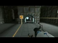 Portal 1 but speed up to be the speed of the fastest speedrun