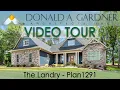Small house plan with a one-story floor plan and three bedrooms The Landry