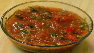 New Style of making Chutney, Village style Roasted Spicy Tomato Chutney Recipe,  Tomato Chutney. 