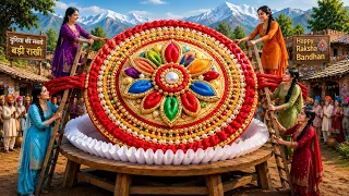 5 Sisters Build the World’s Biggest Rakhi! 😱❤️ #rakhi #rakshabandhan #biggestrakhi