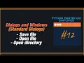 PYTHON TKINTER GUI SIMPLIFIED - Standard Dialogs 1