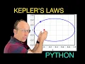 Astrophysics Demonstration of Kepler s Laws with Python