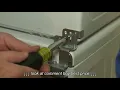 Easy installation of washer dryer stacking kit