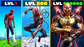 Level 1 SPIDERMAN to Level 1,000,000,000 in GTA 5