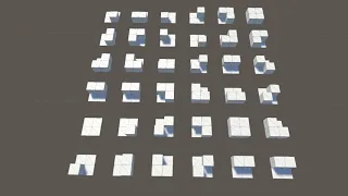 Wave Function Collapse demo building a very simple level in Unity