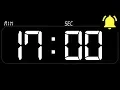 TIMER 17 Minutes BEEP - Countdown with Alarm