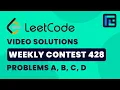 Leetcode Weekly Contest 428 Solutions - A to D by Jay Shirgupe TLE Eliminators
