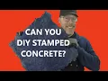 Can You DIY Stamped Concrete