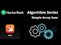 1 - Simple Array Sum